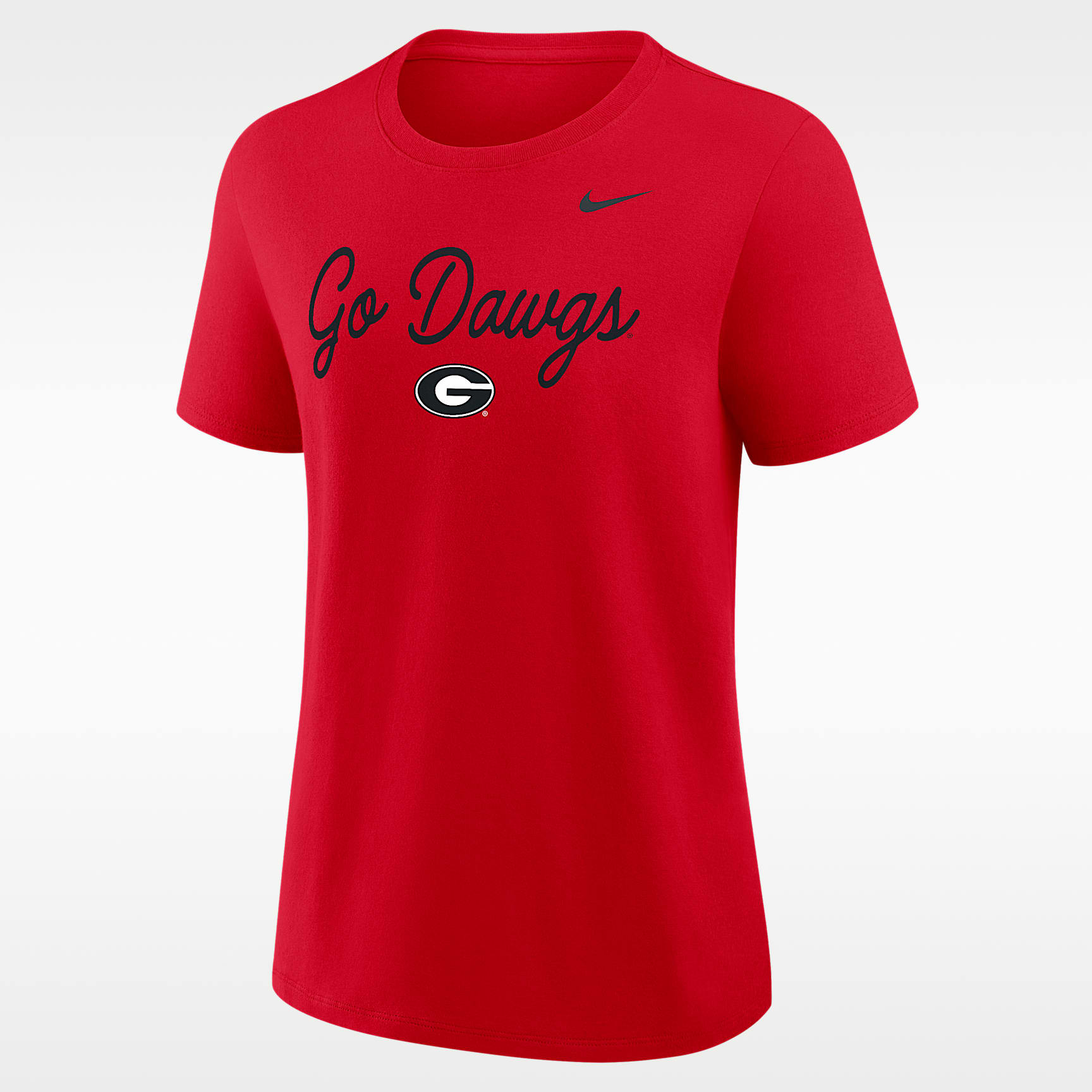 Georgia Script Mantra Logo Women's Nike College T-Shirt. Nike.com